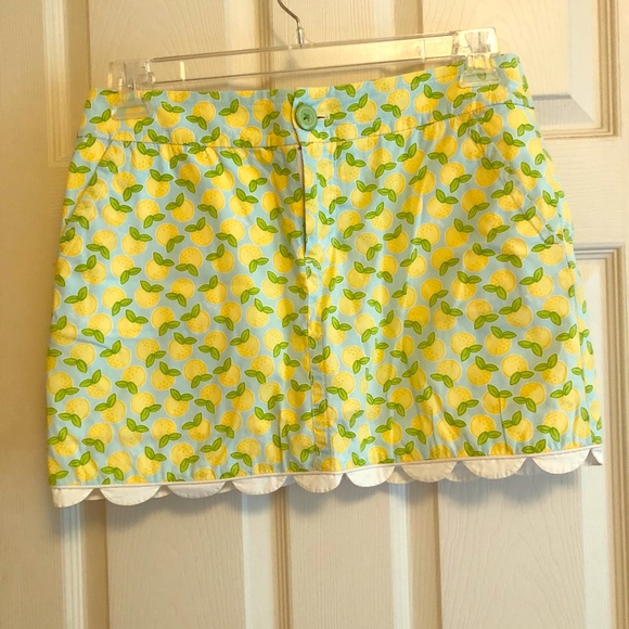 Lilly Pulitzer Dresses & Skirts - Lilly Pulitzer lemon print skort size 6